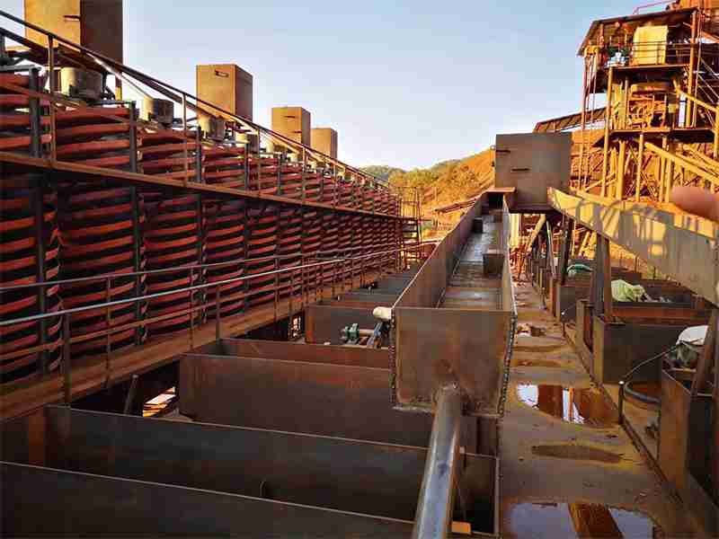 螺旋溜槽與6s搖床如何配合使用